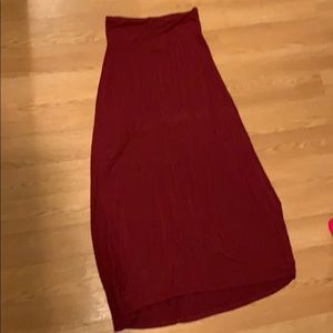 A long skirt